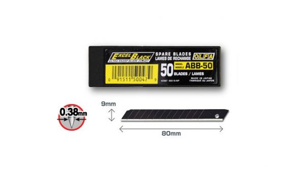 Olfa ABB-50B Carbon Blades (50 pk)