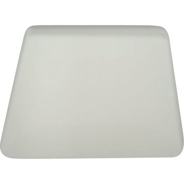 4" White Hard Card