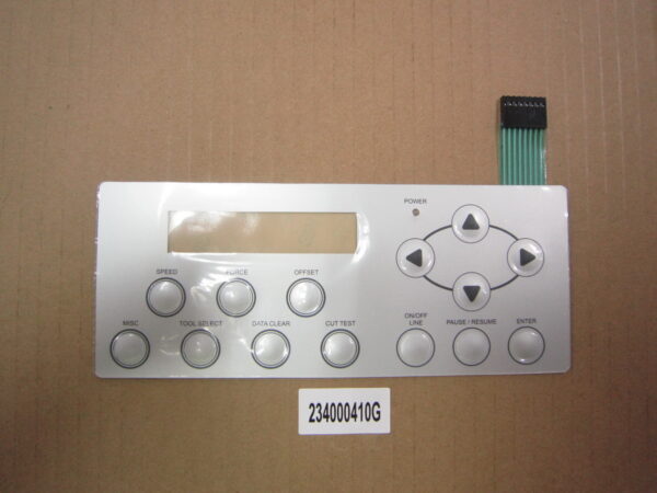 GCC Jaguar V Control Panel Sticker