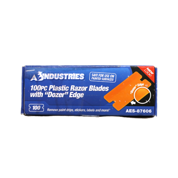 Plastic Razor Blade 100 Pk