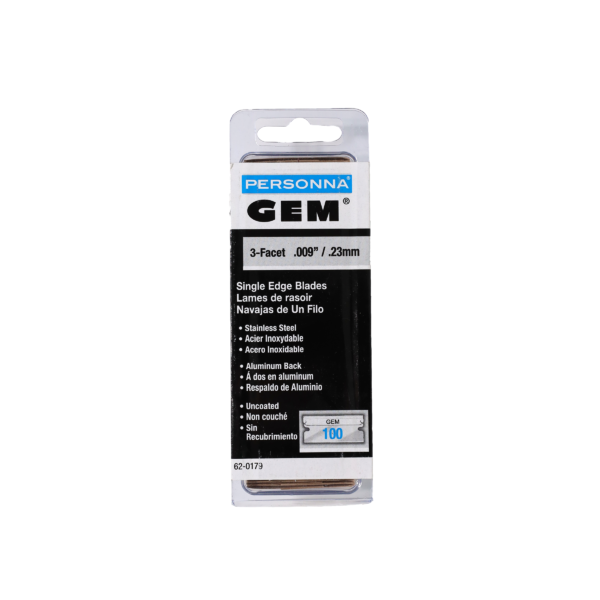 S/S SINGLE EDGE RAZOR BLADE (100)
