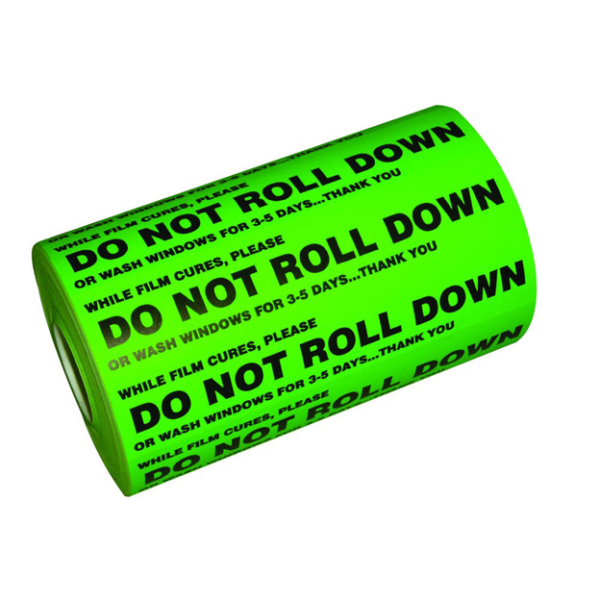 Do Not Roll Down Stickers - 1000/roll
